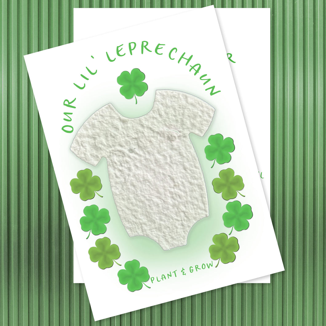 SEED PAPER FAVORS | LIL' LEPRECHAUN