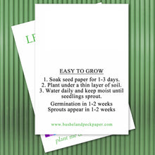 Load image into Gallery viewer, SEED PAPER FAVORS | SHAMROCK
