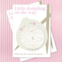 Load image into Gallery viewer, SEED PAPER FAVORS | Lil' DUMPLING Bushel &amp; Peck Paper
