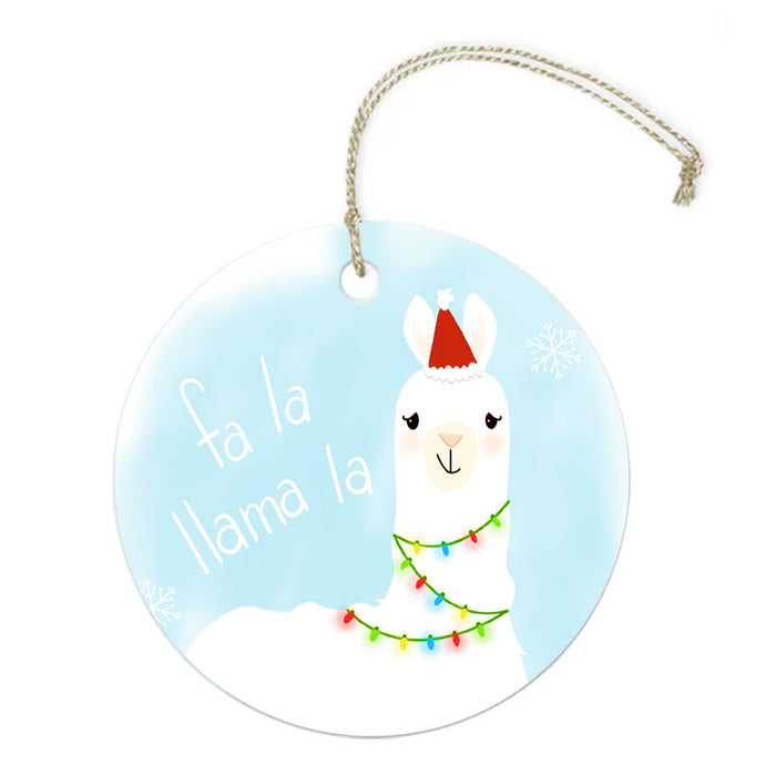 HOLIDAY ORNAMENT | FA LA LLAMA LA Bushel & Peck Paper