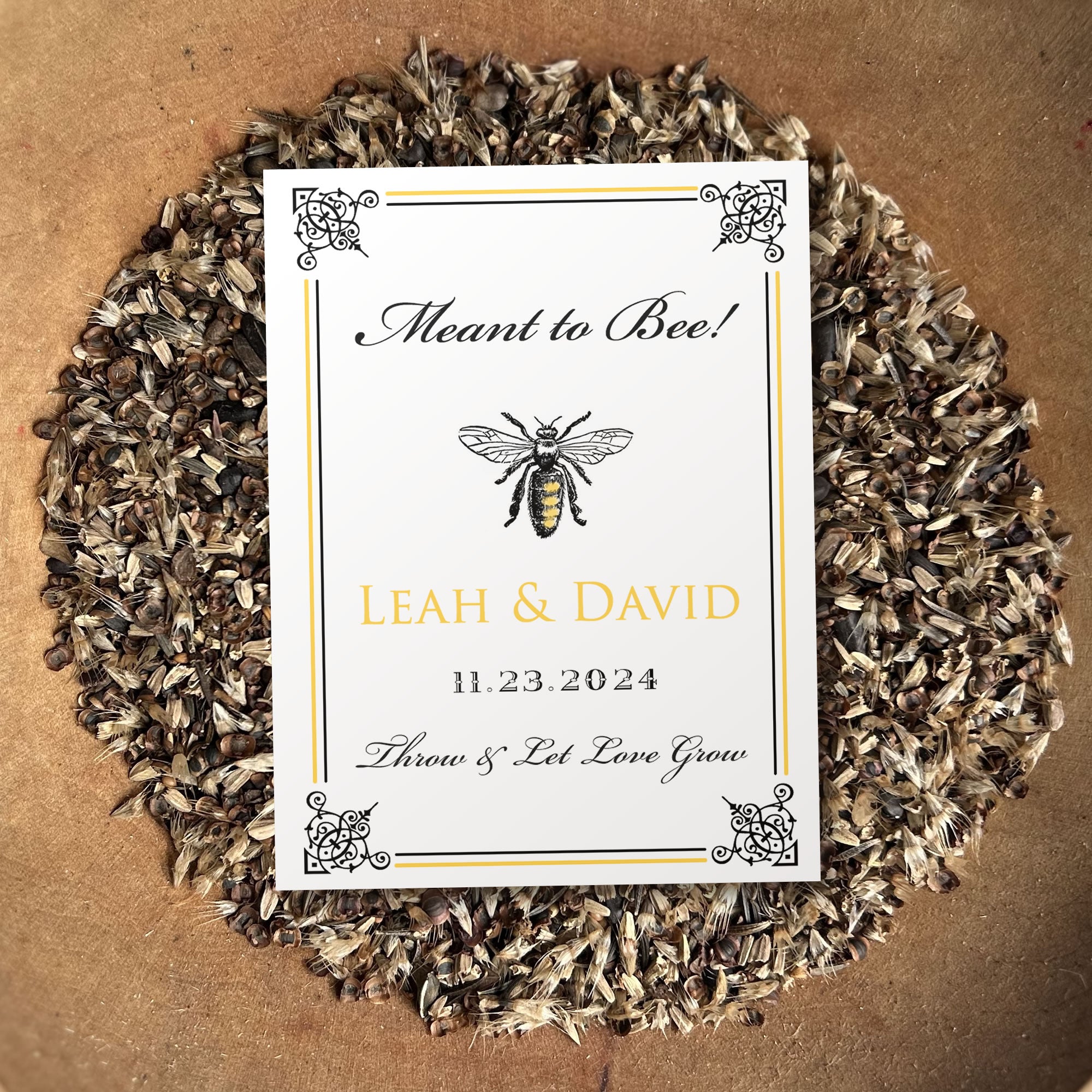 Baby Shower Seed-Favors™ - BABY'S BREATH SEED PACKET FAVORS freeshipping
