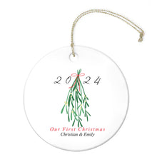 Load image into Gallery viewer, HOLIDAY ORNAMENT | MISTLETOE Bushel &amp; Peck Paper
