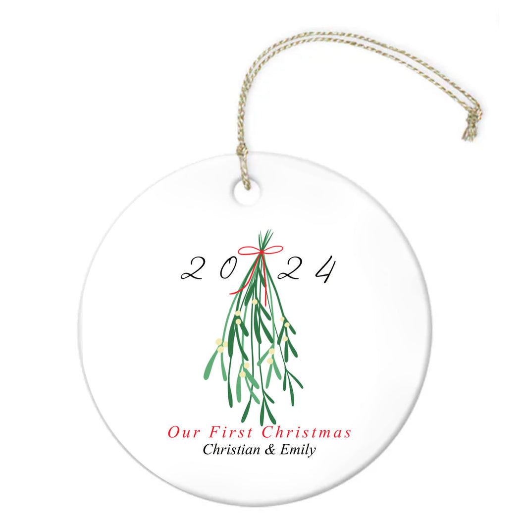 HOLIDAY ORNAMENT | MISTLETOE Bushel & Peck Paper