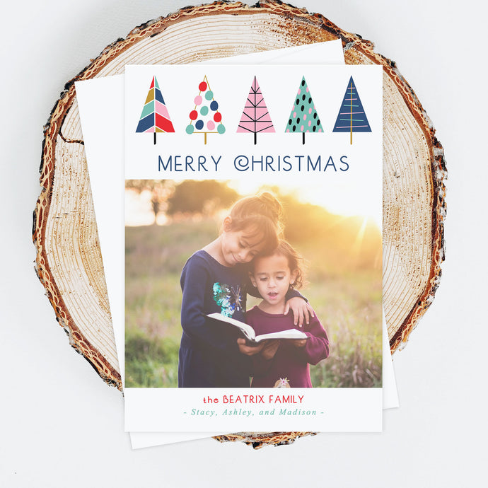 HOLIDAY PHOTO CARDS | MOD TREE Bushel & Peck Paper