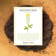 Load image into Gallery viewer, SEED FAVORS | MUSTARD SEEDS Bushel &amp; Peck Paper

