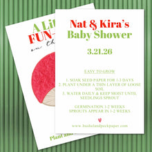 Load image into Gallery viewer, SEED PAPER FAVORS | SHROOM IN BLOOM Bushel &amp; Peck Paper
