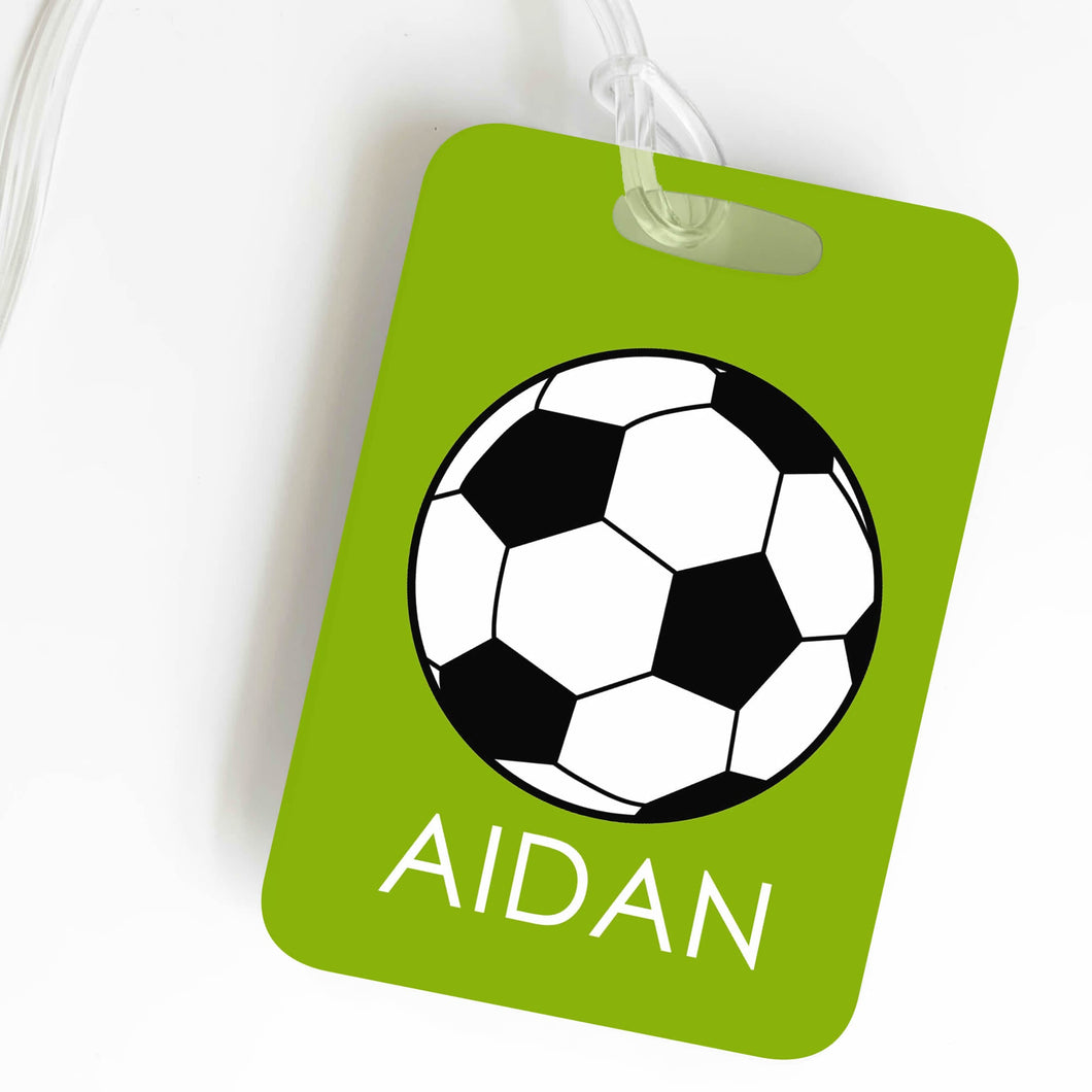 LUGGAGE TAG | SOCCER Bushel & Peck Paper