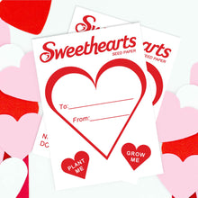 Load image into Gallery viewer, SEED PAPER VALENTINES | CONVERSATION HEARTS Bushel &amp; Peck Paper
