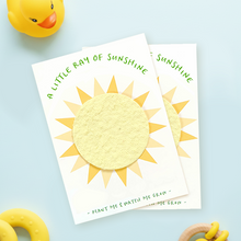 Load image into Gallery viewer, SEED PAPER FAVORS | SUNSHINE Bushel &amp; Peck Paper
