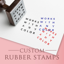Load image into Gallery viewer, Custom Logo Stamp freeshipping - Bushel &amp; Peck Paper
