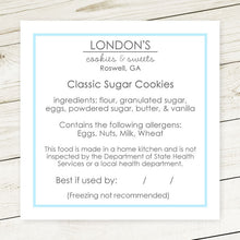 Load image into Gallery viewer, LONDON&#39;S COOKIES &amp; SWEETS   |   Re-Order freeshipping - Bushel &amp; Peck Paper
