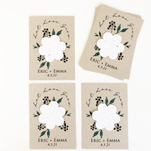 Load image into Gallery viewer, Seed Favors Shower Seeds™ | Plantable Seed Paper Bridal Favors | Wild Flower freeshipping - Bushel &amp; Peck Paper
