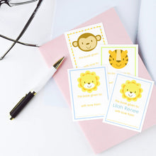 Load image into Gallery viewer, Custom Bookplates - Set of 12 Personalized Zoo Book Labels

