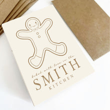 Load image into Gallery viewer, CUSTOM HOLIDAY BAKING STAMP | GINGERBREAD MAN by Bushel &amp; Peck Paper
