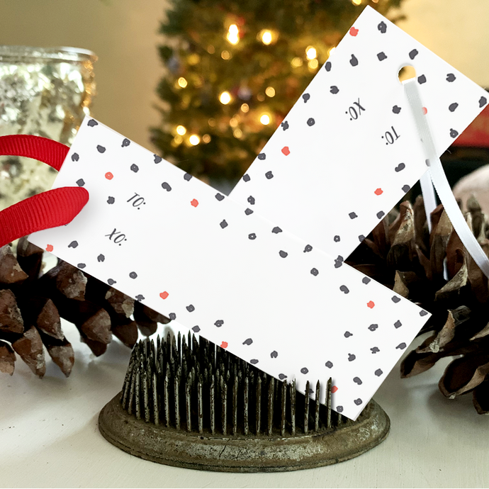 PRINTABLE Holiday Gift Tags - Scribble Dot freeshipping - Bushel & Peck Paper