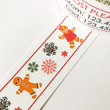 Load image into Gallery viewer, Custom Vinyl ID Bands - Set of 12 Gingerbread Cookie Bracelets
