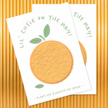 Load image into Gallery viewer, Shower Seeds™ | Lil&#39; Cutie Shower Favors | Plantable Seed Paper Favors | Wildflower seeds Bushel &amp; Peck Paper
