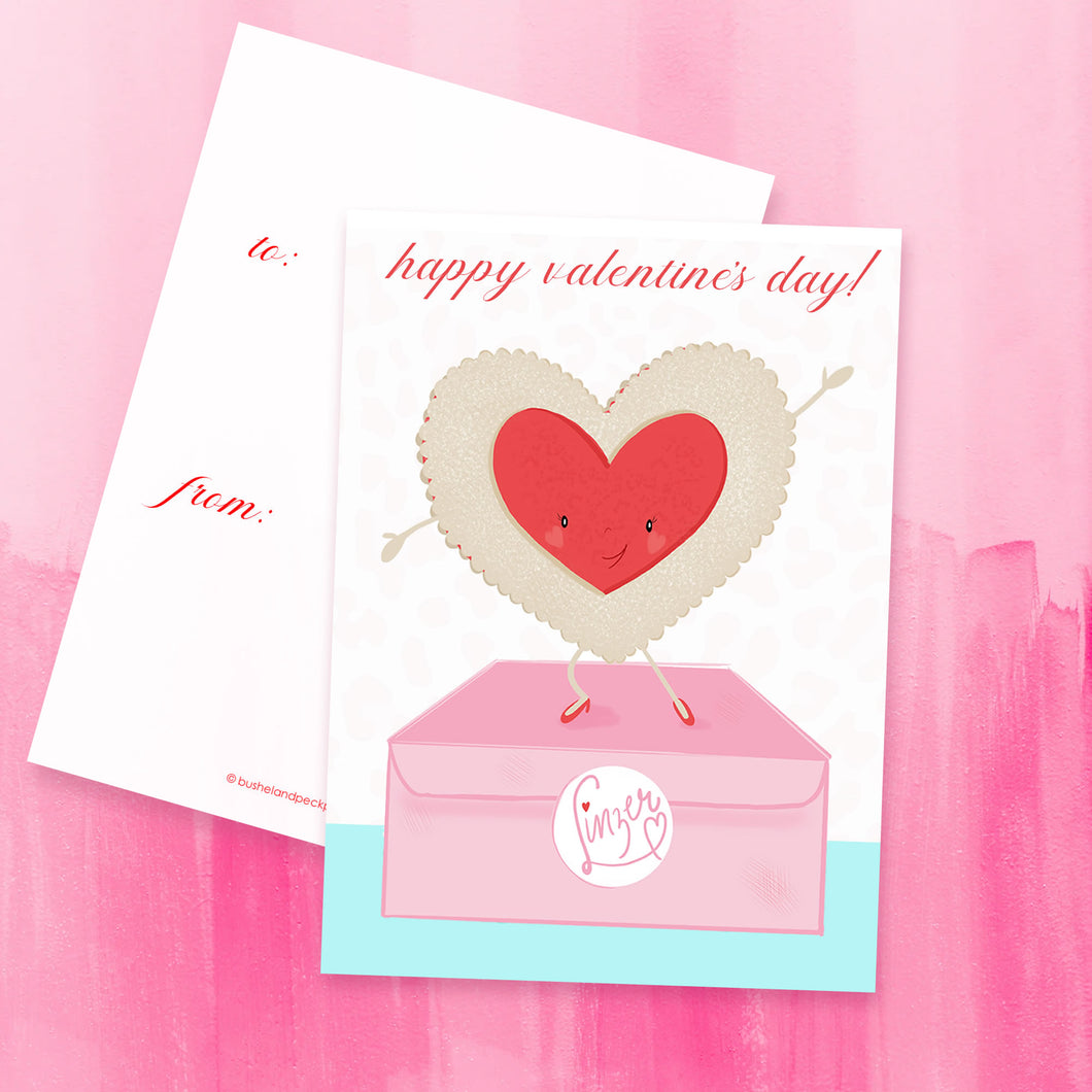 PRINTABLE VALENTINES | LINZER - printable mini valentines from Bushel & Peck Paper