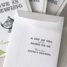 Load image into Gallery viewer, Par-Tea Favors™ - LOVE IS BREWING Wedding freeshipping - Bushel &amp; Peck Paper
