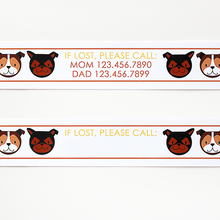 Load image into Gallery viewer, Custom Vinyl ID Bands - Set of 12 Puppy Bracelets 

