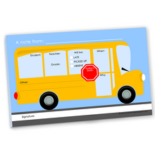 Load image into Gallery viewer, Note Pad : School Bus Notepad freeshipping - Bushel &amp; Peck Paper

