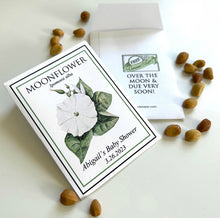 Load image into Gallery viewer, SEED FAVORS | MOONFLOWER - Bushel &amp; Peck Paper Seed Packet Baby Shower Favors set of 20  25.00
